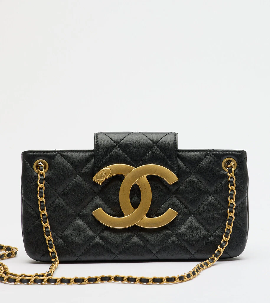 Chanel Black Baguette Large CC Shoulder/Crossbody - Image 2