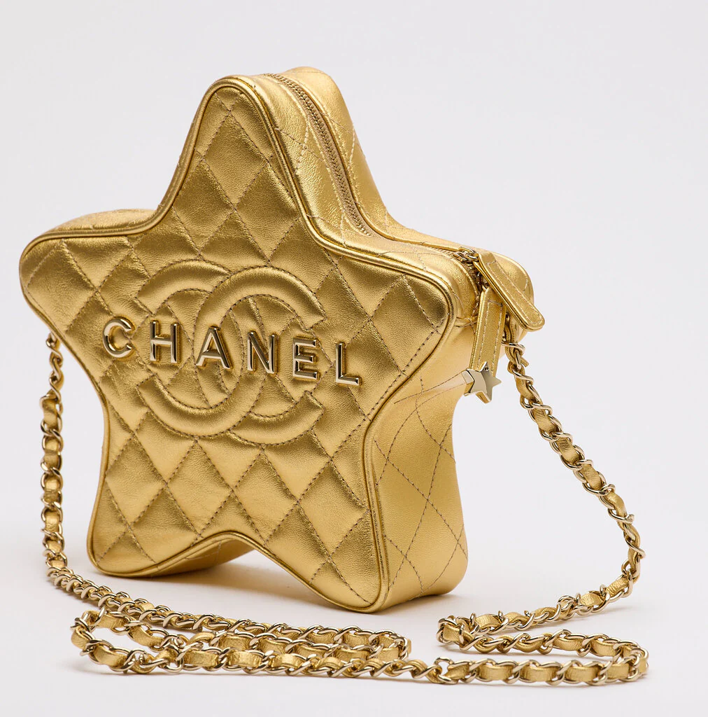 Chanel Metallic Gold Walk of Fame Star Crossbody - Image 2