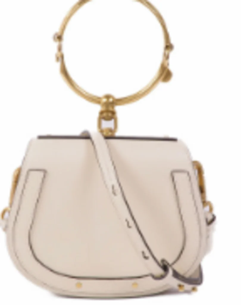 Cream Leather Nile Bag