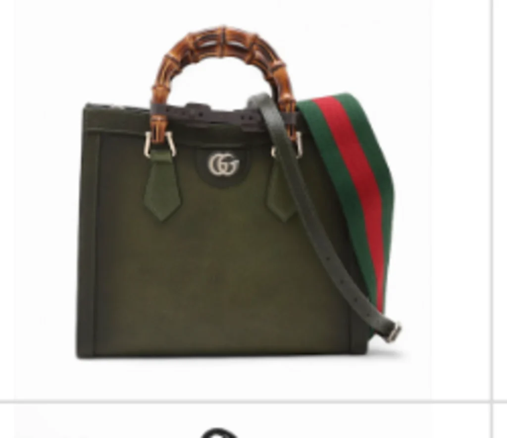 Green Bamboo Diana Bag