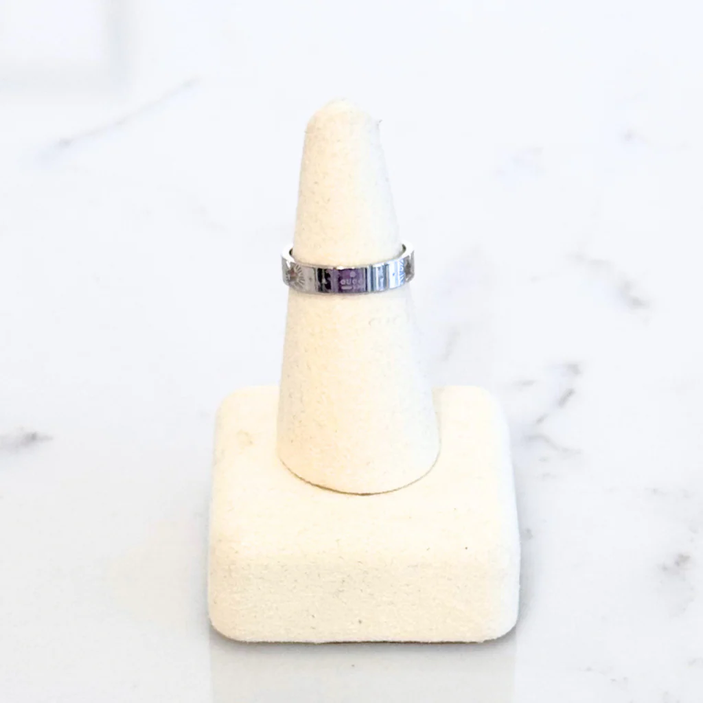 Gucci 18K White Gold Ring - Image 3