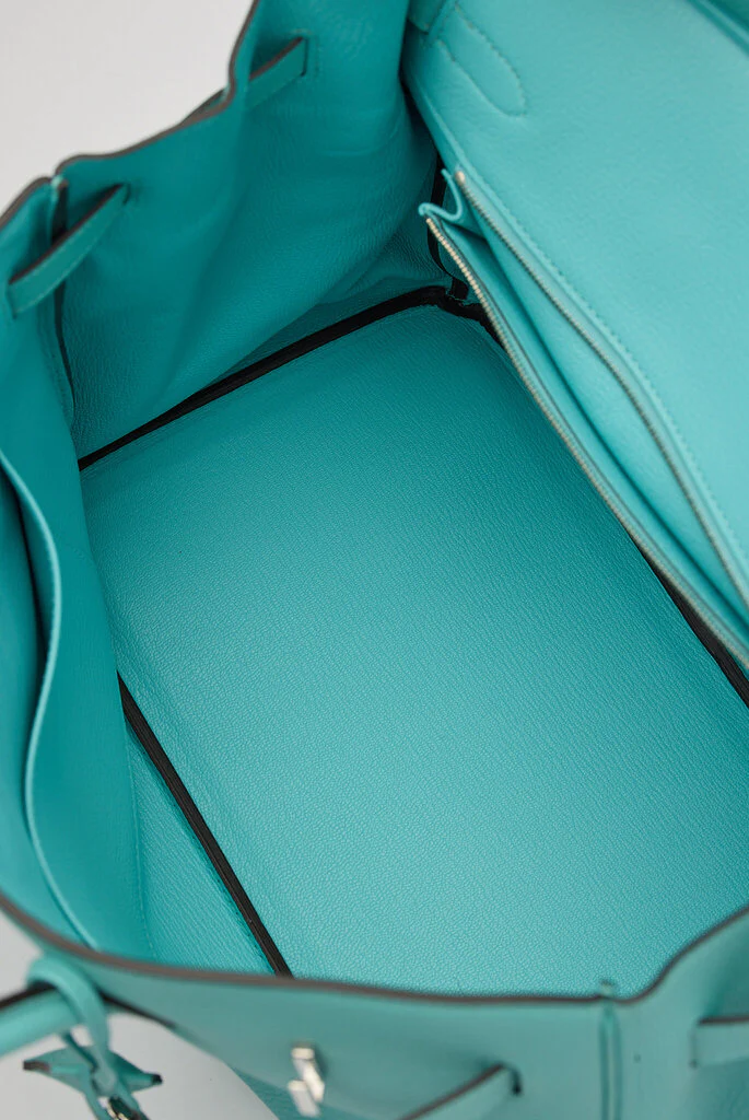 Hermès Birkin Atoll Togo 35CM Palladium HW Year 2015 - Image 6