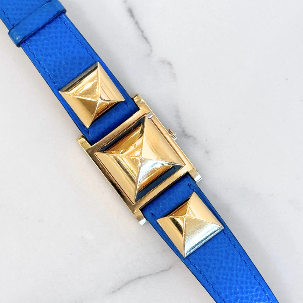 Hermes Blue Medor 23mm Watch - Image 3