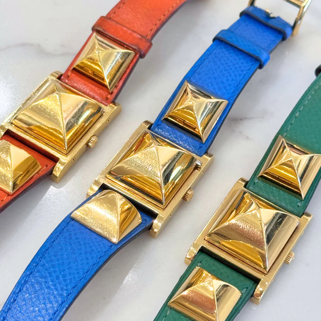 Hermes Blue Medor 23mm Watch - Image 6