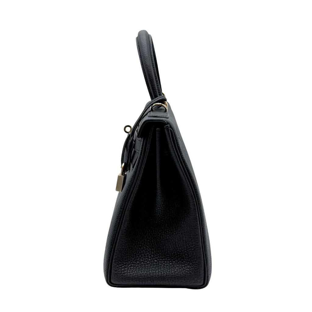 Hermès Kelly Black 28 Evercolor Gold HW (2014) - Image 3