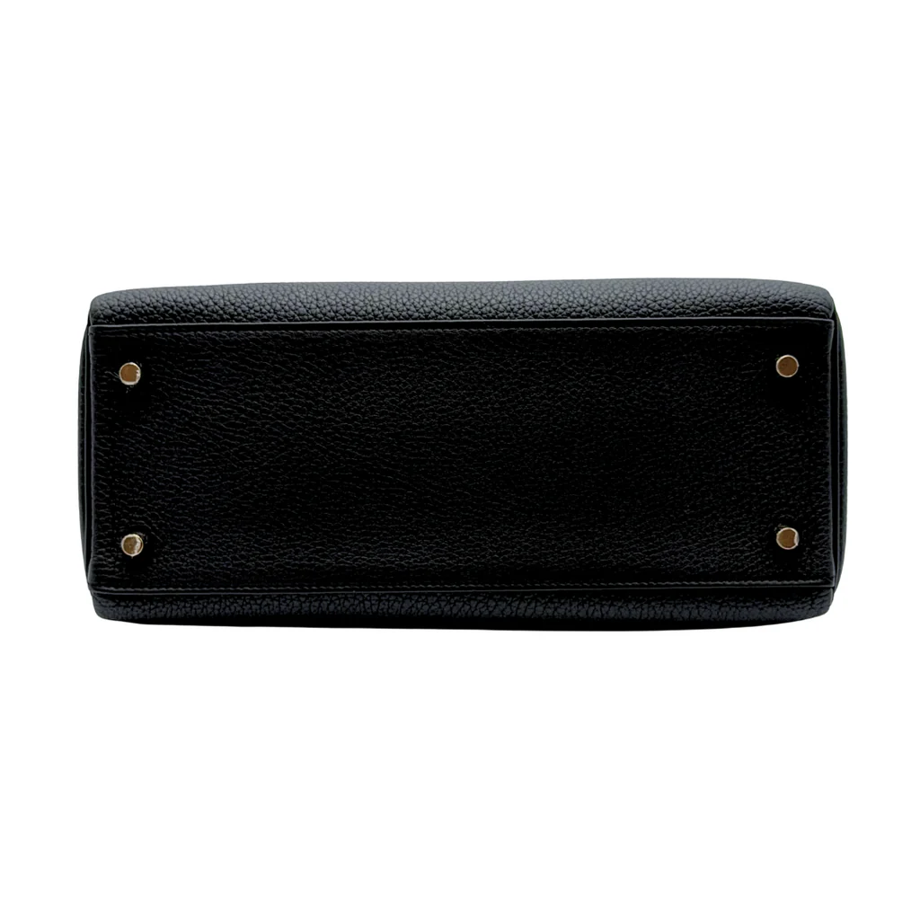 Hermès Kelly Black 28 Evercolor Gold HW (2014) - Image 4