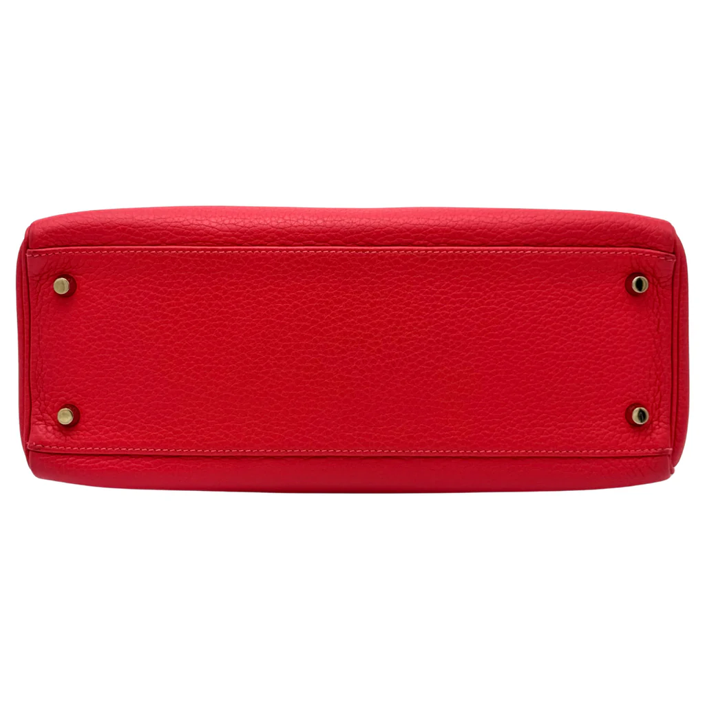 Hermès Kelly Poppy Togo 32CM Gold HW (2014) - Image 4