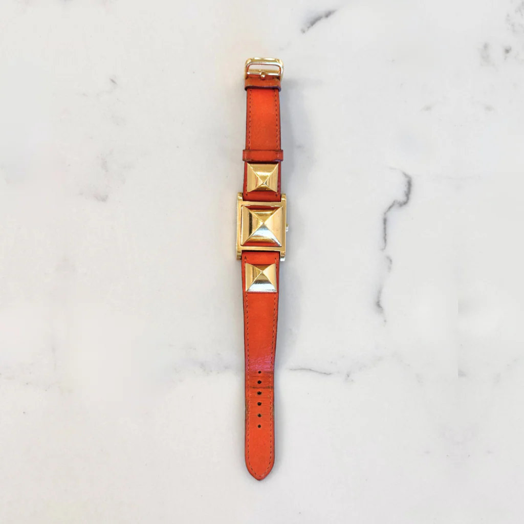 Hermes Orange Medor 23mm Watch - Image 5