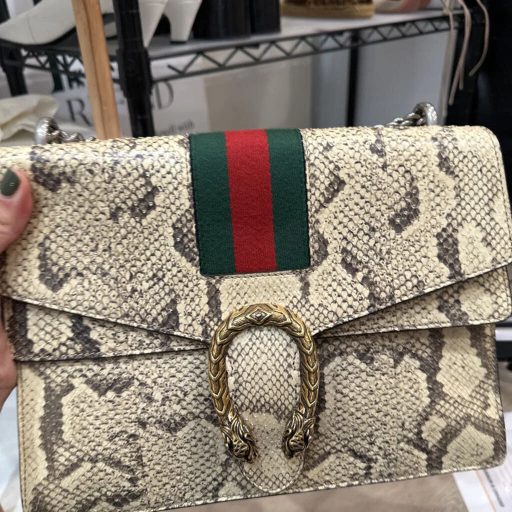 Snakeskin Medium Dionysus Shoulder Bag